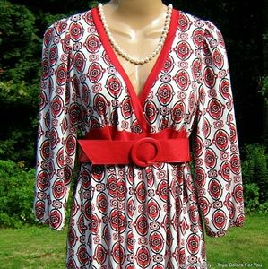 Dress Plus XL Bold Sexy 15 17 Print Knit NWT Nice!